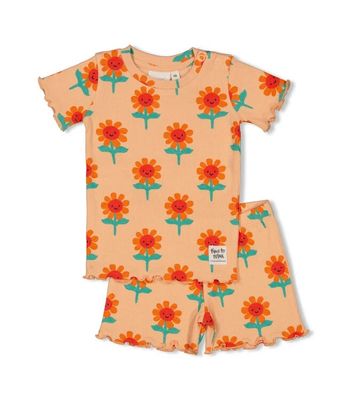 Feetje Pyjama Filou Fleur 505000751 Perzik 92 t/m 128 Feetje Pyjama Filou Fleur 505000751 Perzik 92 t/m 128