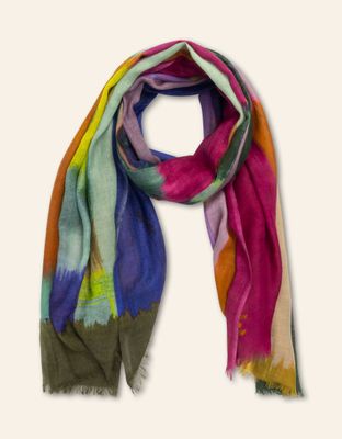 Oilily Ataki scarf F24WAC9112 Brunnera Blue Oilily Ataki scarf F24WAC9112 Brunnera Blue