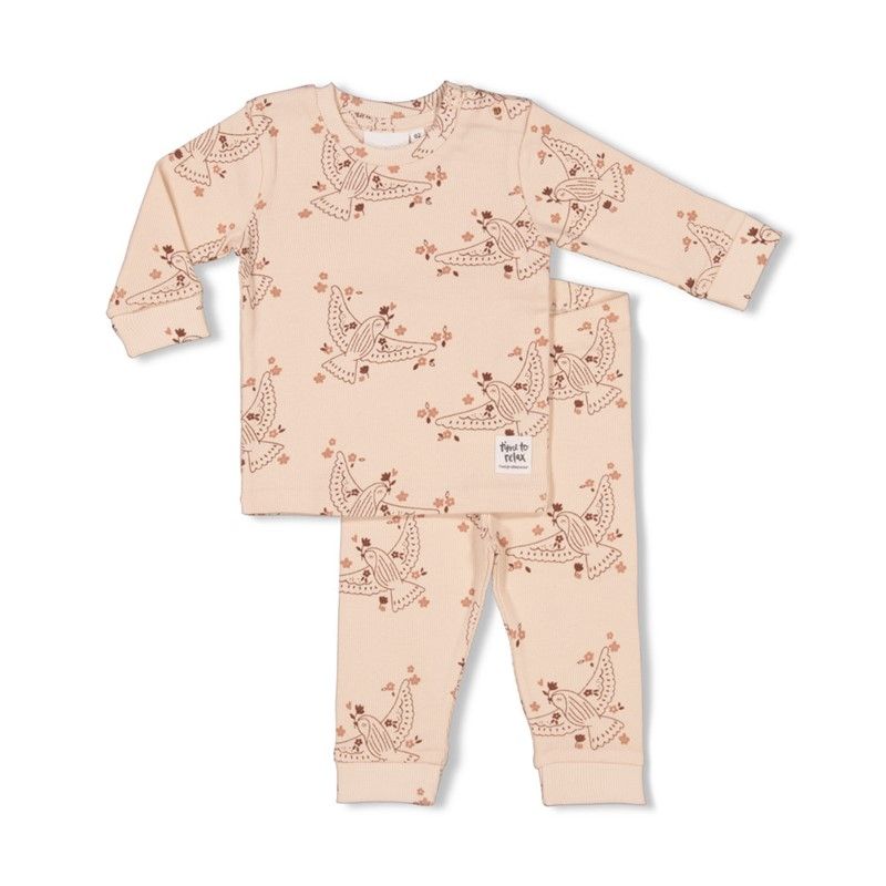 Feetje Pyjama Betsy Bird 50500077 Pink 56 t/m 86