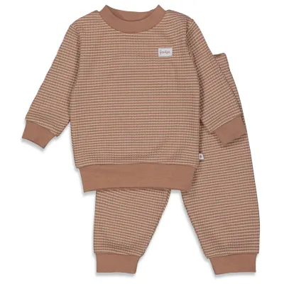Feetje pyjama wafel 3055582 Bruin 140 & 152