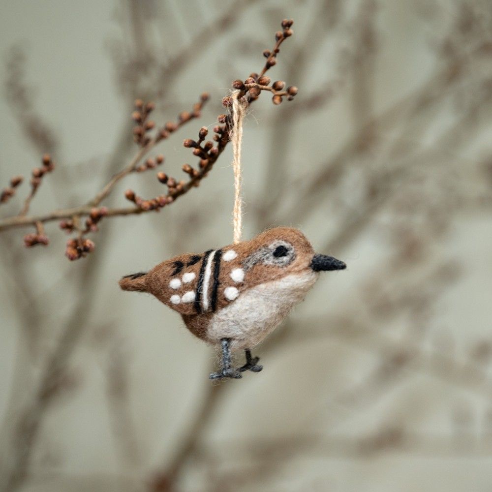 Sjaal met verhaal - Musje bruin