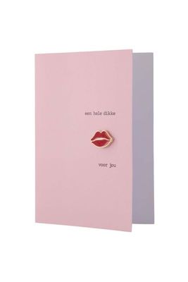 ZUSSS wenskaart 0801-226 roze / rood