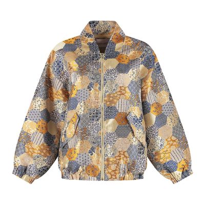Studio Amaya Mae bomber - Beige print