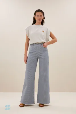 By-Bar Femme 25118002 blue milky stripe