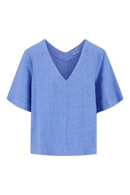 ZUSSS 0304-147 linnen top lavender blue