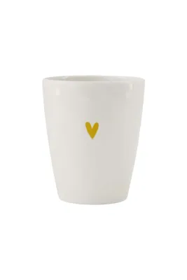 ZUSSS 0703-176 drinkbeker melamine hartje goud