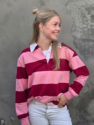 Aline - polo sweater - roze