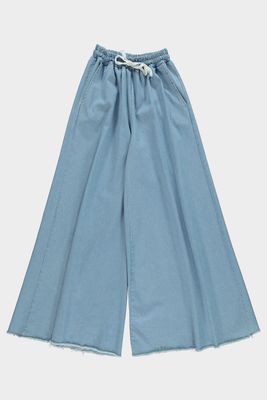 Aline -  jeans wide denim light blue