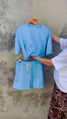 Aline - tweedelige set Blauw