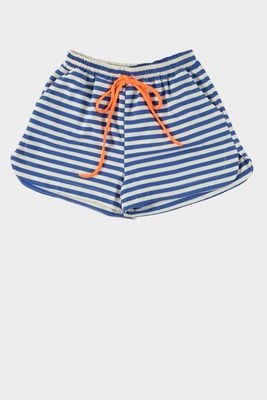 Aline - streepshort kobalt