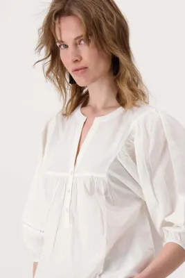 Zusss 0304-168 voile blouse Offwhite