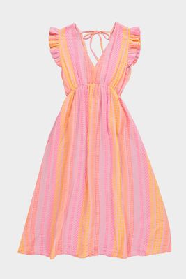 Aline - Aztec jurk rose