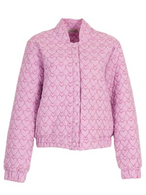Aline - bomberjack gesteppt lila