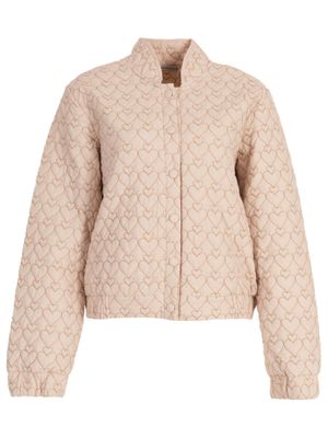 Aline - bomberjack gesteppt beige