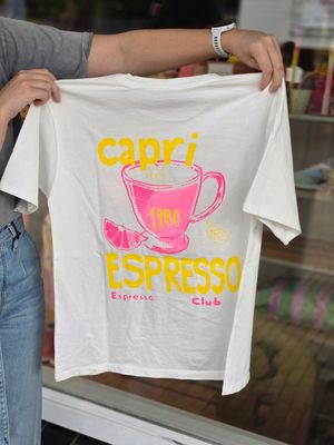 Aline - capri tee wit