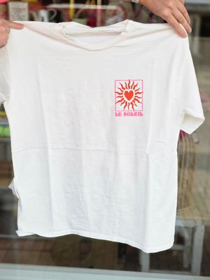 Aline - Soleil tee rood/roze