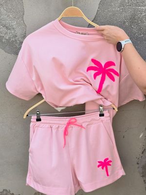 Aline - palm set short rose
