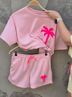 Aline - palm set short rose