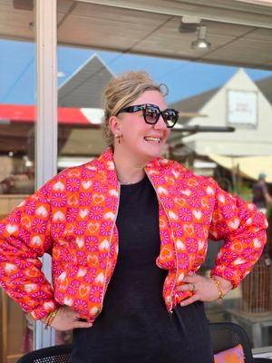 Aline - bomberjack zon orange