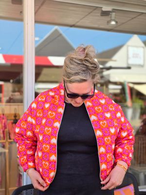 Aline - bomberjack zon orange