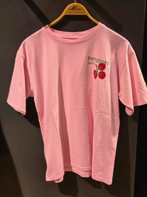 Aline - t-shirt Pomodori rose