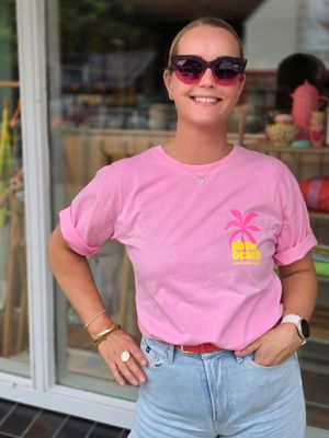 Aline - t-shirt Shell Beach rose