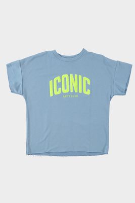 Aline - Iconic sweat t-shirt blauw
