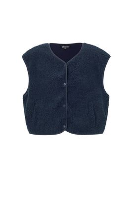 Aline - teddy gilet navy