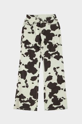 Aline - Cow print flair bruin Aline - Cow print flair bruin