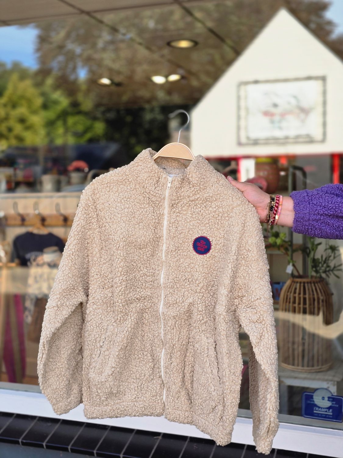 Aline borgvest Roos Beige