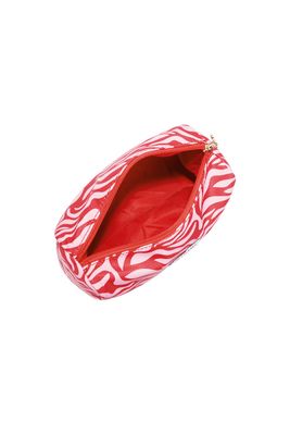 Aline - toilettas zebra rood en rose