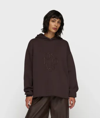 10DAYS 20-805-5204 hoodie deep wine