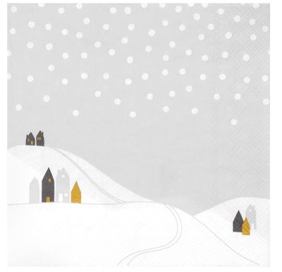 Räder - 921318 Servetten sneeuwlandschap