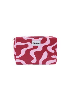 Aline - Toilettas flowerprint Rood