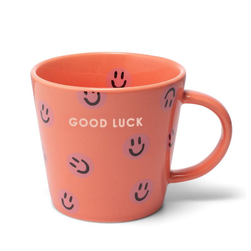 Vondels - Cappuccino cup smileys GOOD LUCK