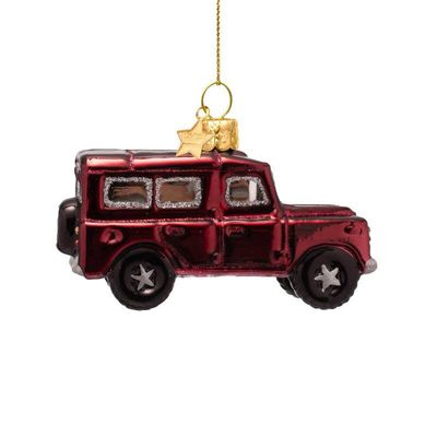 Vondels - Ornament burgundy Land Rover