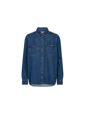 Mos Mosh Natalie denim shirt 174670 Blue