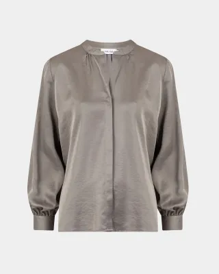 Knit-ted Nova blouse 252P180 Grey