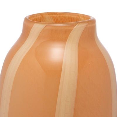 Vondels - striped vaas beige