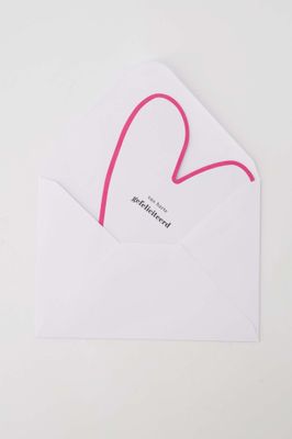 ZUSSS wenskaart 0801-0020 wit / roze
