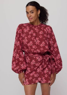 Harper&Yve Dolly AW25C606 pink star / wine berry