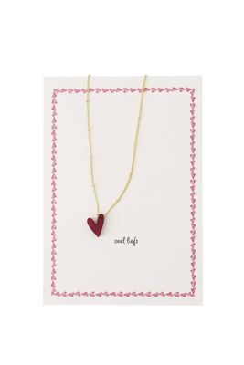 ZUSSS ketting 0801-0005 wit / rood