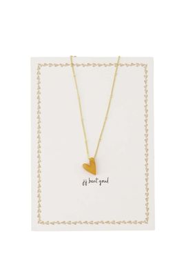 ZUSSS ketting 0801-0004 wit / goud