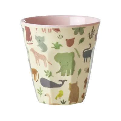 Rice MELCU sweet jungle print soft pink