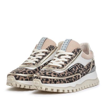 Floris van Bommel Grommi 02.05 taupe leopard