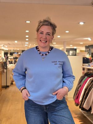 Aline - sweater Saint Moritz blue