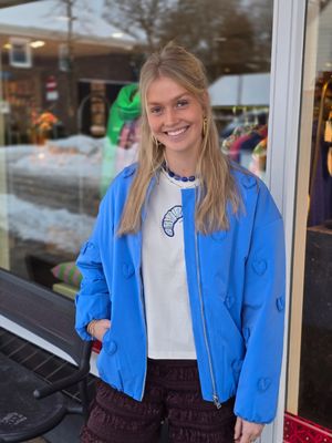 Fabienne Chapot Hearty coat CLTCTS02 Marina Blue