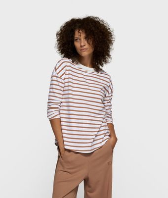 10DAYS longsleeve 20-774-6201 white/fudge