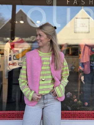 Aline t-shirt Christina lime green