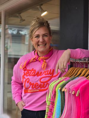 Pom Amsterdam sweater getaway crew SP9521pink